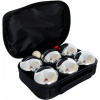 Petanque sada MASTER 6 chromovaných koulí obal nylon