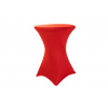 TENTino Elastický obrus STANDARD na koktailový bistro stôl 60 cm VIAC FARIEB Farba obrusu: ČERVENÁ / RED