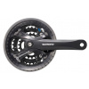 Shimano kľuky Acera FC-M361 175 mm, 48-38-28 zubov, čierne, s krytom reťaze, štvorhran, v krabičke