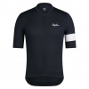Rapha Core Ľahký pánsky cyklistický dres BLACK/WHITE Veľkosť: L