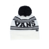 Čiapka VANS krémová Vans Check Pom Beanie VN000HT1FS81