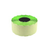 Etikety 25x16 mm, cenové, CONTACT, neónovo zelené, oblé rohy