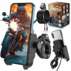 MOTOCYKLOVÝ DRŽIAK NA TELEFÓN RÝCHLA USB NABÍJAČKA QC3.0 MOTOCYKEL + KÁBEL