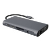 ICY BOX IB-DK4040-CPD Kábel USB 3.2 Gen 1 (3.1 Gen 1) Type-C Antracit, Čierna (IB-DK4040-CPD)