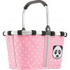 Košík Carrybag Kids Panda Dots XS ružový