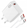 NABÍJAČKA RÝCHLA TYP-C PRE TELEFÓN 120 W + KÁBEL 1 M