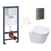 Grohe Závěsný wc set do lehkých stěn / předstěnová montáž SAT Infinitio SIKOGRSIN10SCAL0