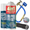 SET Plyn do klimatizácie R134a 4v1 235g Kábel Baterka UV Osviežovač