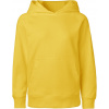 Neutral | O13101 Detská mikina s kapucňou z bio bavlny_77.1301 Farba: yellow, Veľkosť: 104/110