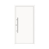 Hliníkovo-oceľové vchodové dvere pasívne Apollon 100 x 210 cm L biele