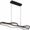 Globo Lighting Bezzy závesné svietidlo 1x30 W čierna-drevená 67181H