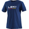 LEKI Logo T-Shirt LEKI Women true navy blue-white - XL