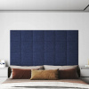Vidaxl Nástenné panely 12 ks modré 30 x 30 cm textilné 1,08 m²