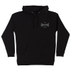 INDEPENDENT mikina - Established 78 P/O Hooded Heavyweight Black (153351) veľkosť: S