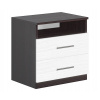 Casarredo Nočný stolík SANTOS biela/wenge