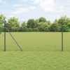 zahrada-XL Plot s stĺpmi Sivá 1.2 x 10 m Oceľ 3351815