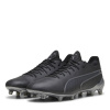 Puma King Ultimate Firm Ground Football Boots Black/Asphalt 7.5 (41)