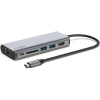 Belkin USB-C 6in1 húb - 4K HDMI, USB-C PD 3.0, 2x USB-A 3.0, RJ45, čítačka SD kariet AVC008btSGY