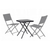 DomTextilu 42963 Čierny skladací záhradný stôl 60 cm