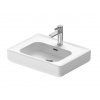 Duravit Soleil by Starck Umývadlo na dosku, 56x44 cm, s prepadom, otvor na batériu, WonderGliss, biela 23785600271