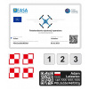 Štítok na dron, certifikát, číslo batérie, sada