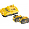 DeWalt DCB118X2 nabíječka FLEXVOLT + 2 x 9,0 Ah