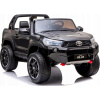 Lean Toys Elektrické autíčko Toyota Hillux nelakované čierne motor 4 x 45W batéria 2 x 12V/7Ah, 2021