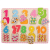 Bigjigs vkládací puzzle Počítání s obrázky