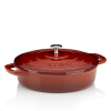 KELA Pekáč litinový s poklicí CALIDO 28 cm červená KL-11938