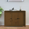 vidaXL Komoda medovo-hnedá 100x35x74 cm masívne borovicové drevo 814562
