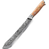 IZMAEL Damaškový kuchynský nôž Zayoku Butcher/Hnedá 23.8 cm