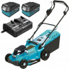 Kosačka elektrická - Akumulátorová kosačka 2x18V DEDRA SAS + DED7199 (Kosačka elektrická - Akumulátorová kosačka 2x18V DEDRA SAS + DED7199)