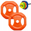 Sada nákladu 10 kg, liatinové platne 2x5 kg (Sada nákladu 10 kg, liatinové platne 2x5 kg)