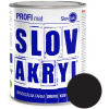Slovakryl Profi Mat čierny 0199/RAL 9005 0,75kg