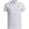 Under Armour Kids' Short Sleeve Performance Polo Shirt Wht/Castlerock 11-12 rokov