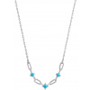 ANIA HAIE N033-03H Into the Blue Ladies Necklace, adjustable