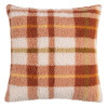 Štvorcový vankúš Teddy autumn check