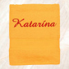 Vyšívaná Osuška s menom Katarína