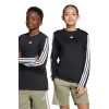 Detské tričko s dlhým rukávom adidas čierna farba, s potlačou, JM1577 152