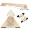 Trickboard 4FIZJO drevený belka do treningu równowagi 100 cm, 100 x 5 cm