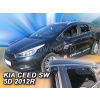 Deflektory na okná pre Kia Ceed II SW, 4ks