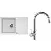 Set Sinks G4228XC (dřez Linea 780 XC Milk 28 + baterie Vitalia Chrom - lesklý)