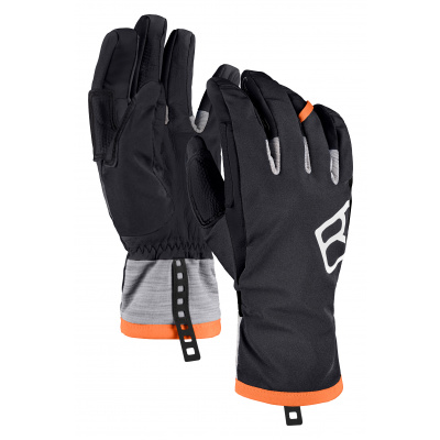 Ortovox pánske rukavice Tour Glove M | farba: black raven, veľkosť: L