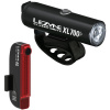 Lezyne Classic Drive XL 700+/Stick+ Drive Pair/Satin Black/Black 1-LED-30P-V637