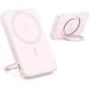 Baseus PicoGo Qi2 s otočným stojanom a bezdrôtovým nabíjaním powerbanka 5000mAh 20W USB-C ružová