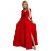 NUMOCO Dámske šaty 309-8 AMBER červená, XL