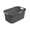 ArtTruAn Kôš na čisté prádlo COUNTRY 40 L | antracit
