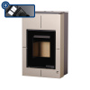 Krbové kachle ® - SAPORO 11/7kW krémová - metalická, elektronická