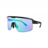 Unisex bike okuliare Scorpio Photochromic matt black/mirror green Hors