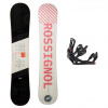Rossignol District black Wide +Battle bk/rd M/L snowboard s vázáním-156